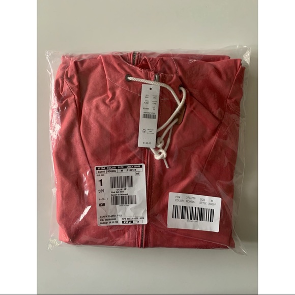 J Crew Garment Dyed Full Zip Anorak Size M - Picture 15 of 15